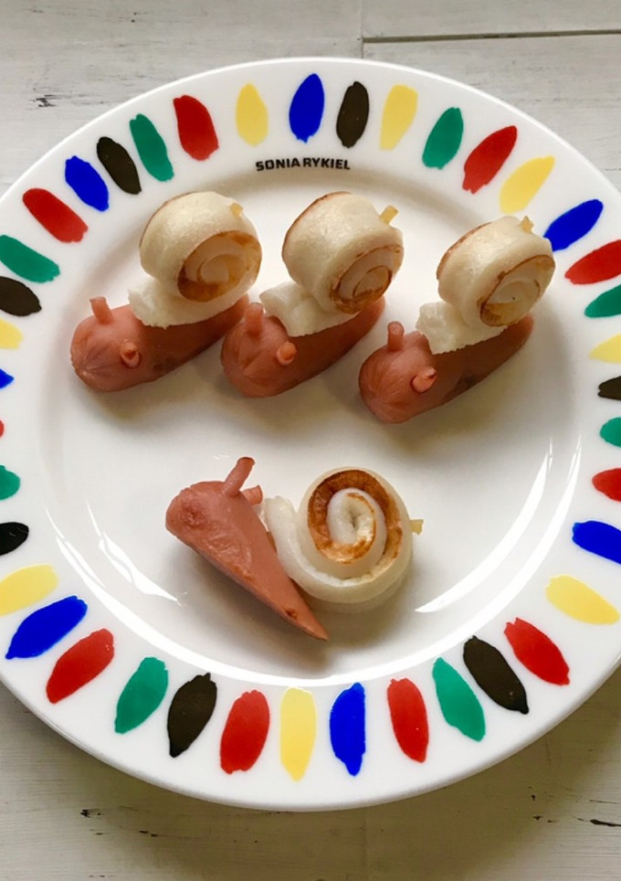 【簡単】キャラ弁 おかず かたつむり-レシピのメイン写真