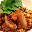 筑前煮とおからの残り物でドライカレー