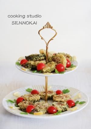 ２種類のゴーヤ肉詰め天ぷら カレー風味も-レシピのメイン写真