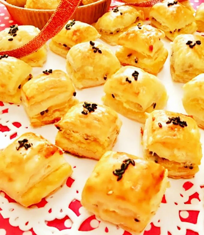 ひと口でぱくっ♡可愛いスイートポテトパイ-レシピのメイン写真