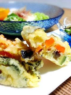 ゴーヤのかき揚げ-レシピのメイン写真