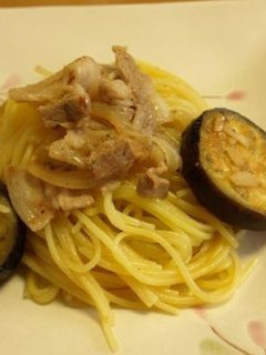 なすと豚肉の和風パスタ-レシピのメイン写真