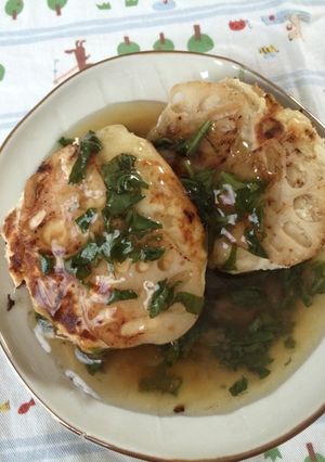 ☆おからハンバーグ☆梅じそあんかけ-レシピのメイン写真