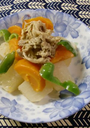 定番野菜（大根、人参）の塩煮-レシピのメイン写真