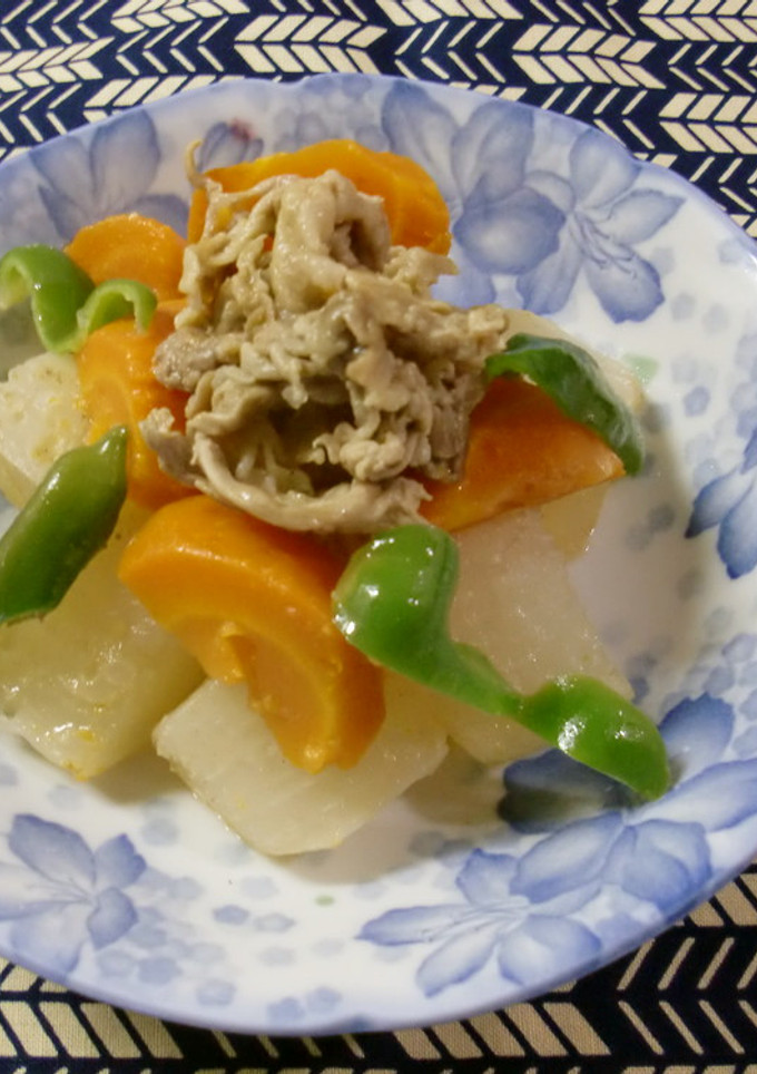 定番野菜（大根、人参）の塩煮-レシピのメイン写真