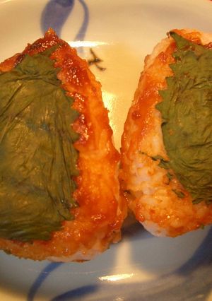 甘辛味噌の焼きおにぎり♪-レシピのメイン写真