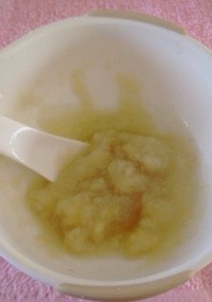 離乳食初期♡キャベツとバナナのトロトロ-レシピのメイン写真