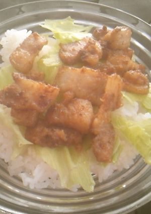 炙りみそ豚チャーシュー丼-レシピのメイン写真