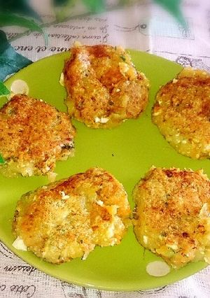離乳食 中期 豆腐と野菜のおもち-レシピのメイン写真