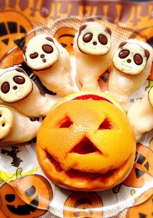 ハロウィンおばけのさくさくパンダ⁉︎-レシピのメイン写真