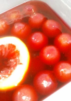 葡萄の赤ワイン煮(コンポート)・2014-レシピのメイン写真