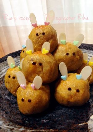 スイートマロン♪お月見うさぎ♡-レシピのメイン写真