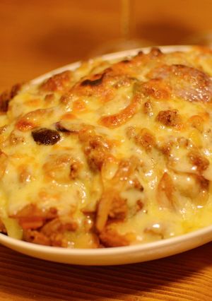 簡単カレーリメイク☆モテるパングラタン-レシピのメイン写真