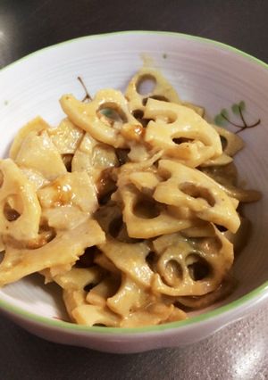蓮根の胡麻味噌マヨ和え-レシピのメイン写真