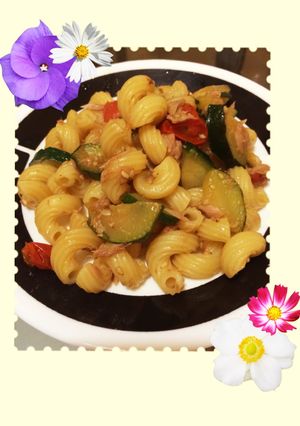 和風パスタ(スパゲッテイーでもＯＫ)-レシピのメイン写真