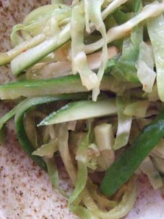 きゅうりとキャベツのナムル風サラダ-レシピのメイン写真