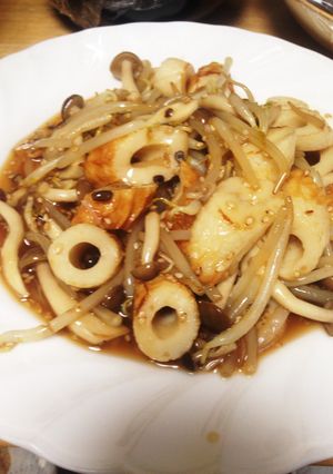 しめじとちくわの照り焼き-レシピのメイン写真