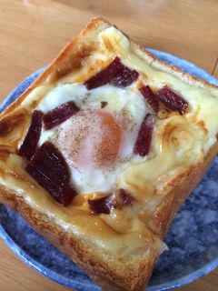 目玉焼きトースト-レシピのメイン写真