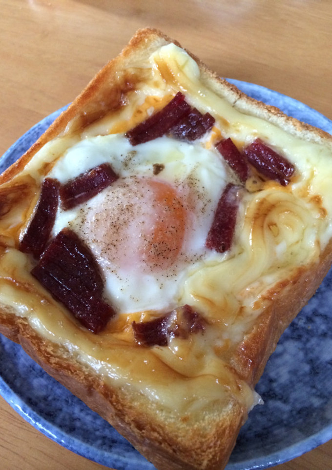 目玉焼きトースト-レシピのメイン写真