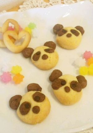 簡単♪かわいい☆パンダビスケット☆★☆-レシピのメイン写真
