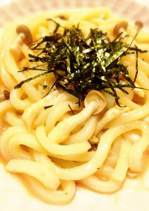 明太しめじうどん-レシピのメイン写真