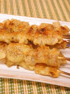 カリカリが美味しい!鶏皮の焼き鳥-レシピのメイン写真