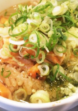 簡単！美味しい西極漬鮭のお茶漬け♡-レシピのメイン写真