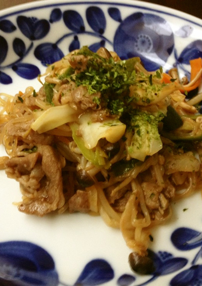 ソース焼きそば風　しらたきヌードル-レシピのメイン写真