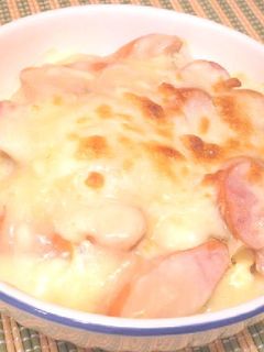 ポテトとウィンナーのマヨチー焼き-レシピのメイン写真