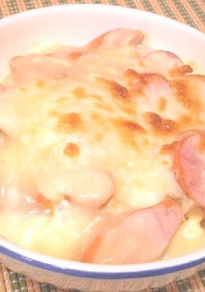 ポテトとウィンナーのマヨチー焼き-レシピのメイン写真