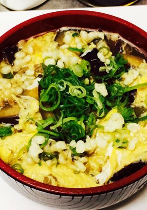かきたま茄子うどん-レシピのメイン写真