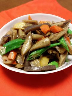 体ポカポカ♡根菜たっぷり甘辛炒め-レシピのメイン写真