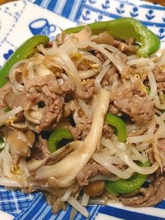 牛肉ともやしのソース炒め-レシピのメイン写真