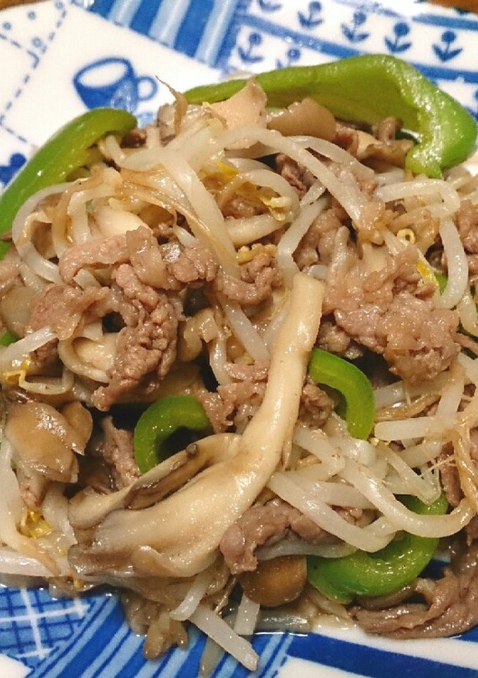 牛肉ともやしのソース炒め-レシピのメイン写真
