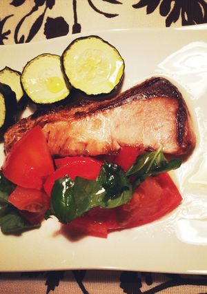 オシャレに鰤の塩焼きを。トマトマリネ添え-レシピのメイン写真
