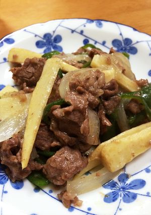 男飯！なんちゃってチンジャオロース-レシピのメイン写真