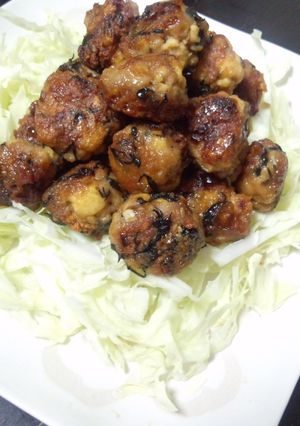 揚げない☆ひじきと豆腐の照り焼き肉団子☆-レシピのメイン写真