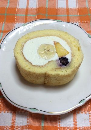 失敗しない！米粉のフルーツロールケーキ♡-レシピのメイン写真