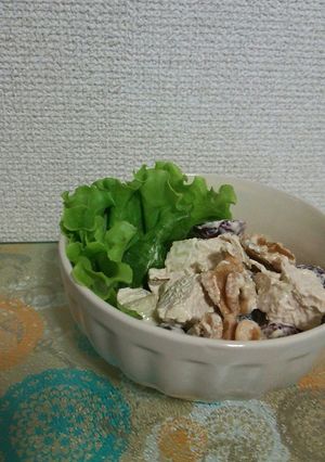 アメリカ☆ぶどうクルミチキンサラダ-レシピのメイン写真