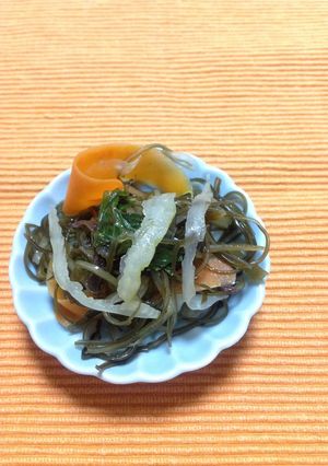切り昆布の塩レモン炒め-レシピのメイン写真