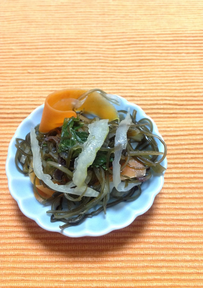 切り昆布の塩レモン炒め-レシピのメイン写真