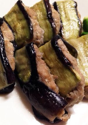 なすのひき肉はさみ焼き-レシピのメイン写真