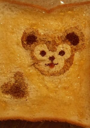 食パンでダッフィー。-レシピのメイン写真