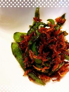 5分レシピ♡アミエビとピーマンの甘辛炒め-レシピのメイン写真