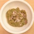 さんまと島オクラの犬ご飯