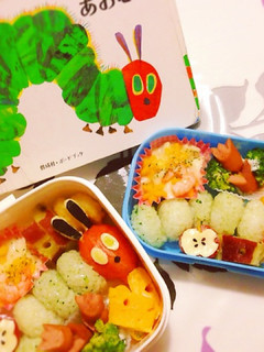 覚書♪保育園のお弁当★はらぺこあおむし-レシピのメイン写真