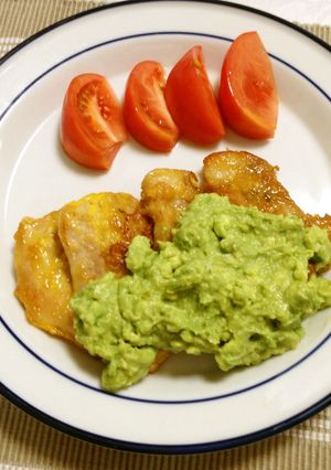 甘酢豚肉のアボカドソース-レシピのメイン写真