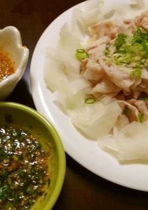豚バラとピーラー大根の冷しゃぶサラダ-レシピのメイン写真