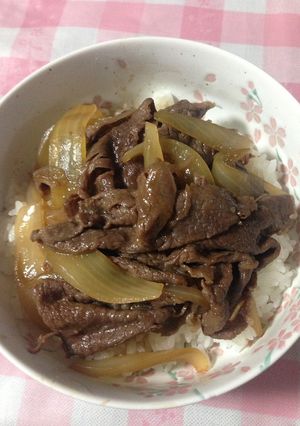 お手軽、家で牛丼♪-レシピのメイン写真