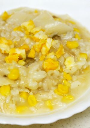 玄米ご飯でアルデンテ風簡単チーズリゾット-レシピのメイン写真